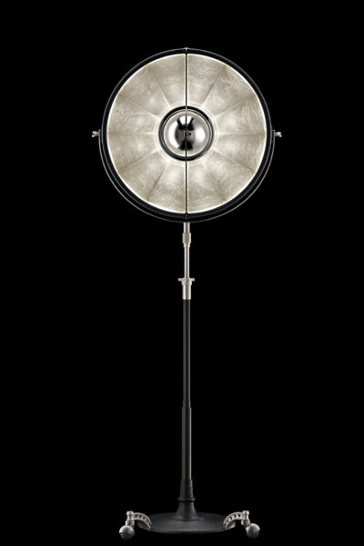 Fortuny Atelier 63 floor lamp black gold leaf