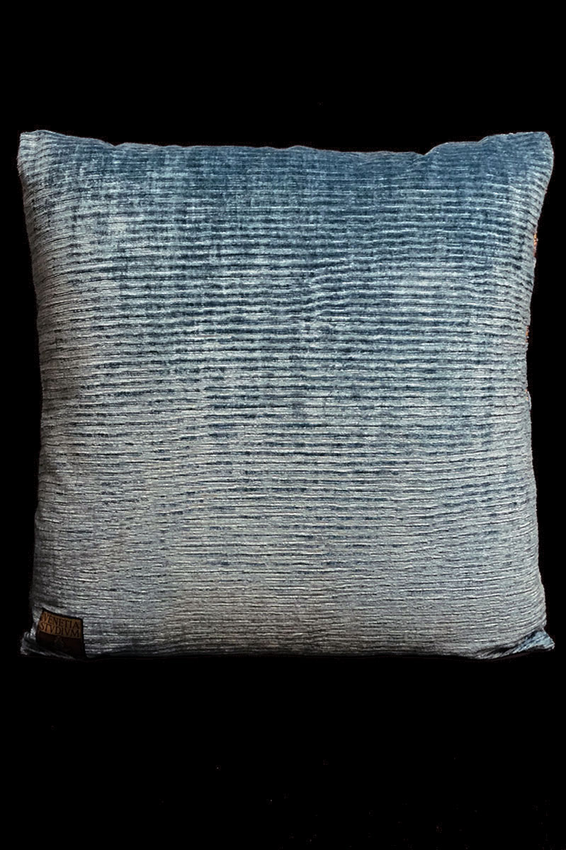 Venetia Studium Glicine printed velvet cushion  back