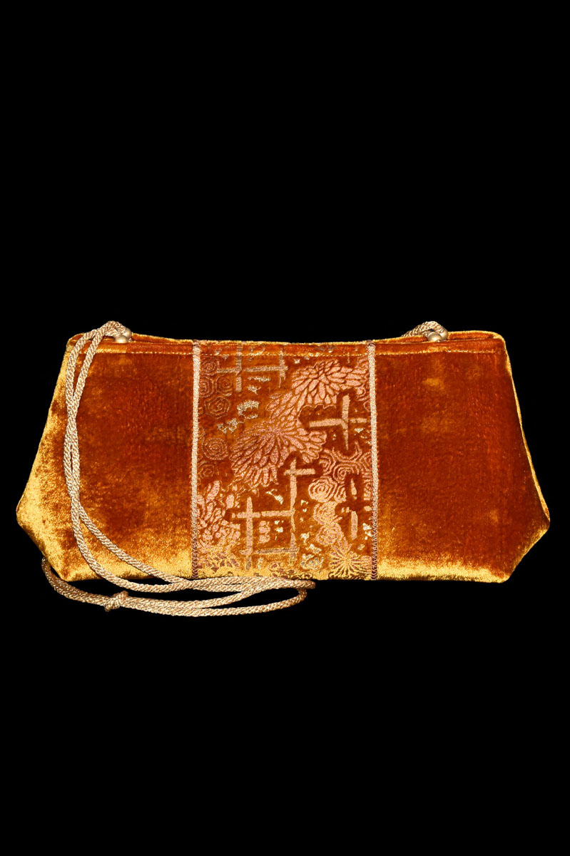 Fortuny Bag Baguette Crisantemi Copper